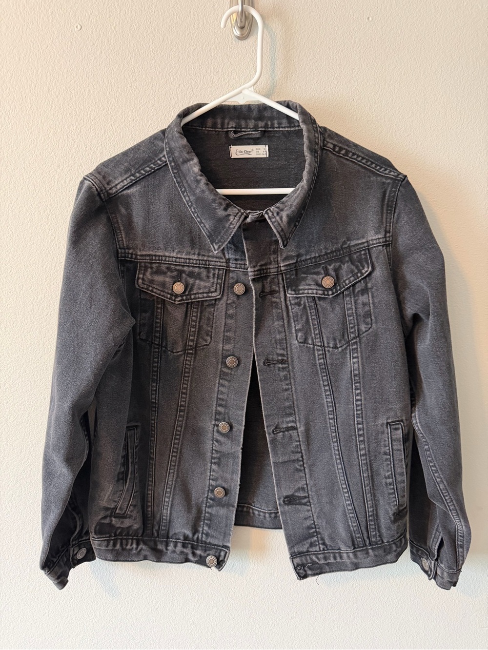 Sonoma Girls' Black Washed Denim Jacket